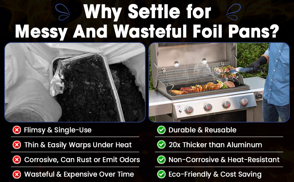 Fat Trap BBQ Drip Pan Liner- Napoleon, Nexgrill and NXR BBQ's