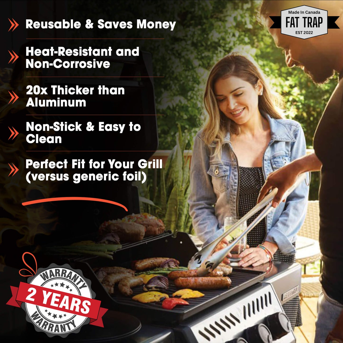 Fat Trap BBQ Drip Pan - Weber Summit